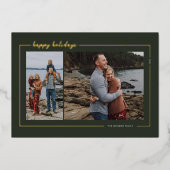 Prettige feestdagen Forest Green (Voorkant)