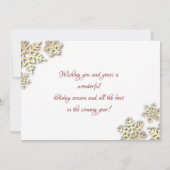 Prettige feestdagen foto (Achterkant)