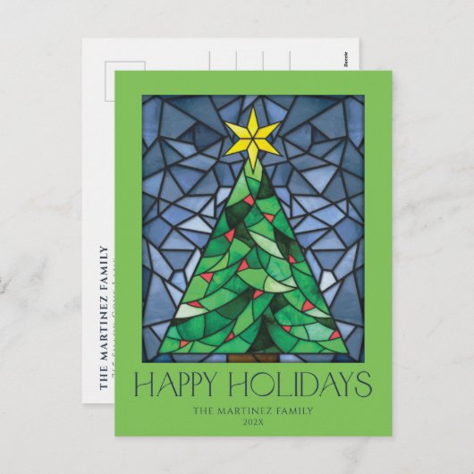  Prettige feestdagen foto (Voorkant / Achterkant)