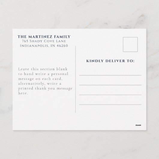  Prettige feestdagen foto (Achterkant)