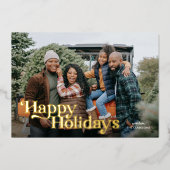 prettige feestdagen foto (Voorkant)