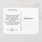 Prettige feestdagen Foto Boog, Leuke Doodle tekeni (Achterkant)