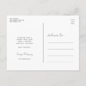 Prettige feestdagen foto briefkaart (Achterkant)