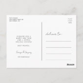 Prettige feestdagen foto briefkaart (Achterkant)