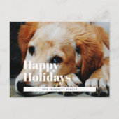 Prettige feestdagen foto briefkaart (Voorkant)