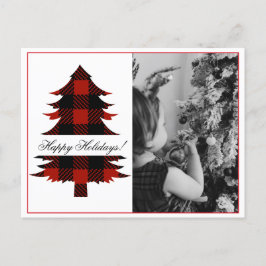 prettige feestdagen Foto Buffalo Plays Briefkaart