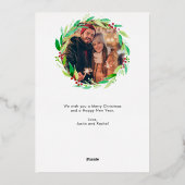 Prettige feestdagen Foto Collage Gepersonaliseerd  (Achterkant)