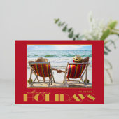 Prettige Feestdagen Foto Goud (Staand Voorkant)