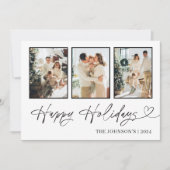 Prettige feestdagen Foto: Kaart, moderne vrolijke  Kaart (Voorkant)