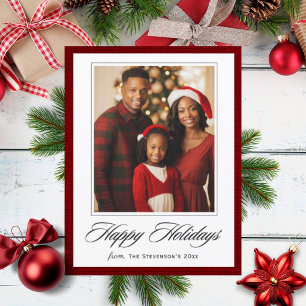 Prettige feestdagen Foto Kerstgroet