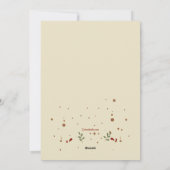 Prettige Feestdagen Foto Kerstkaart (Achterkant)