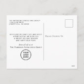 prettige feestdagen Foto Logo Corporate Kerstmis (Achterkant)