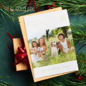 Prettige feestdagen Foto minimalistisch modern zil