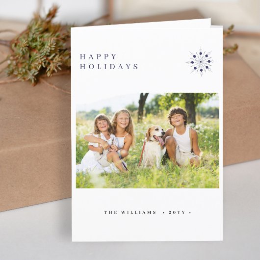 Prettige feestdagen Foto minimalistische moderne t