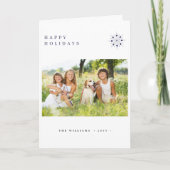 Prettige feestdagen Foto minimalistische moderne t (Voorkant)