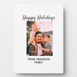 Prettige feestdagen Foto moderne liefde eenvoudige Fotoplaat