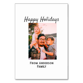 Prettige feestdagen Foto moderne liefde eenvoudige Kaart