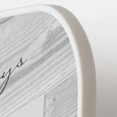 prettige feestdagen foto Pet Persoonlijk Pickleball Paddle (Links Detail)