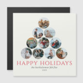 prettige feestdagen Foto Ten Red Refkoelkast Magne (Voorkant / Achterkant)