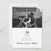 prettige feestdagen | Foto toevoegen Feestdagenkaart (Voorkant)