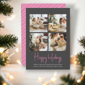 Prettige feestdagen Foto van Christmas sjabloon Gr