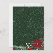 prettige feestdagen foto van de grote sneeuw feestdagenkaart (Achterkant)