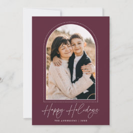 Prettige feestdagen foto van Snowy Arch Wine Feestdagenkaart