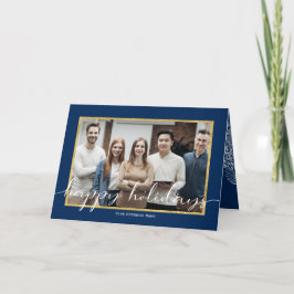 Prettige feestdagen Foto-visitekaartjes Vakantie Kaart