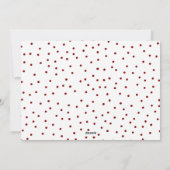 Prettige feestdagen Foto Winter Botanische rode be Feestdagenkaart (Achterkant)