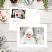 Prettige feestdagen Foto Wit Goud Kerst