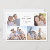 Prettige Feestdagen | Fotocollage  Feestdagenkaart (Voorkant)
