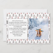 prettige feestdagen fotokaart kaart (Achterkant)