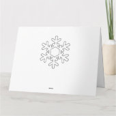 Prettige feestdagen Foto'Moderne minimalistische g Kaart (Achterkant)