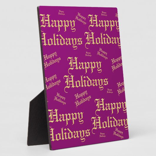 prettige feestdagen fotoplaat (Zijkant)