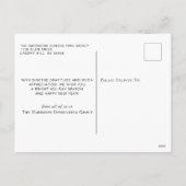 prettige feestdagen Foto's met kerstmis (Achterkant)