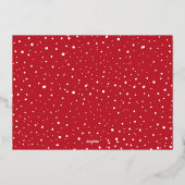 prettige feestdagen foto's met rood en goud (Achterkant)