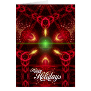 Prettige feestdagen Fractal Christmas