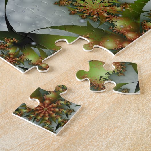 prettige feestdagen Fractal Legpuzzel (Zijkant)