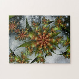 prettige feestdagen Fractal Legpuzzel