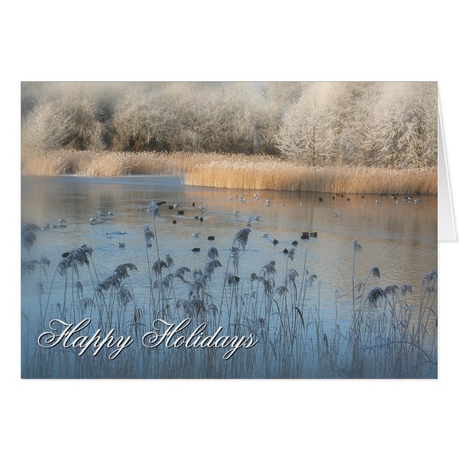 prettige feestdagen Frost (Voorkant Horizontaal)