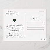 prettige feestdagen Funny Cute Cats Caroling (Achterkant)