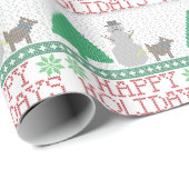 prettige feestdagen Funny Dog Peeing Snowman Kerst Cadeaupapier (Rol Hoek)