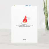 prettige feestdagen Funny Elf Ho Ho Ho FotoKerstmi (Achterkant)