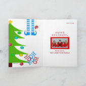 prettige feestdagen Funny Elf Ho Ho Ho FotoKerstmi (Binnen)