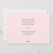 prettige feestdagen Funny Pet Dog Feestdagenkaart (Achterkant)