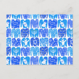 prettige feestdagen Funny Ugly Hannukah Sweaters Briefkaart
