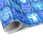 prettige feestdagen Funny Ugly Hannukah Sweaters Cadeaupapier (Rol Hoek)