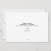 Prettige feestdagen Gardener Snowman Feestdagenkaart (Achterkant)