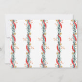 Prettige feestdagen Garland Bell 3 Foto Kerst Kaar Feestdagenkaart (Achterkant)