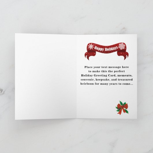 Prettige feestdagen Gay Gepersonaliseerde groet/ca Kaart (Binnen)